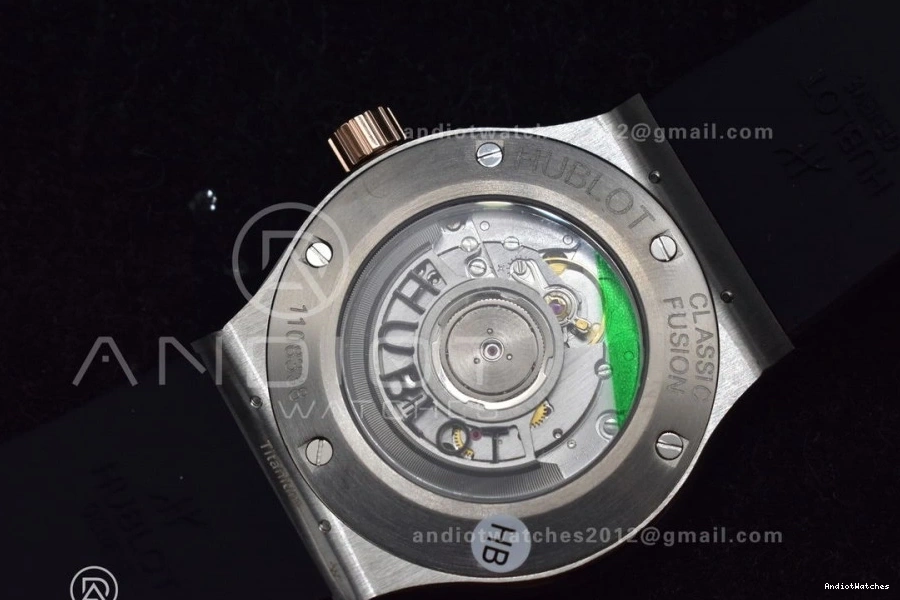 588 Dial Bold Gummy 45mm Edition 1:1 Strap Black Fusion HBF A on Best RG Black 0404